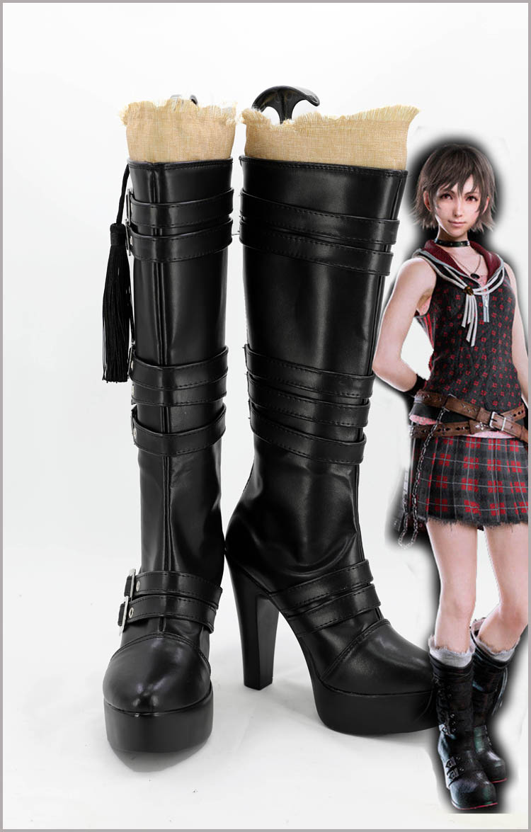 コスプレ ブーツ ファイナルファンタジー Final Fantasy FF15 Iris Amicitia コスプレ靴 華麗 サイズオーダー        